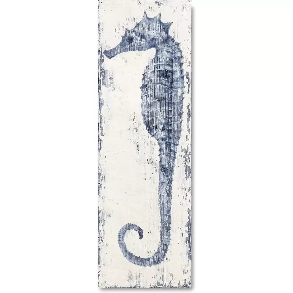 imageYihui Arts Drift Bottle Canvas Wall Art  Rustic Coastal Painting for Farmhouse Living Room DecorSeahorse