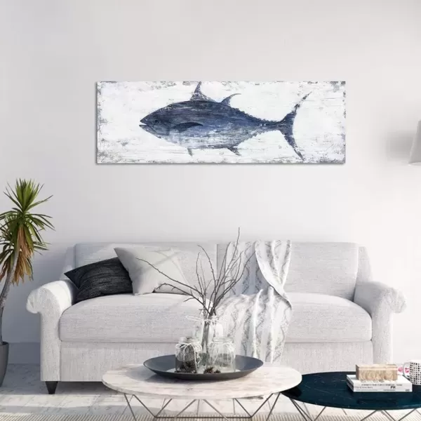 imageYihui Arts Drift Bottle Canvas Wall Art  Rustic Coastal Painting for Farmhouse Living Room DecorTuna