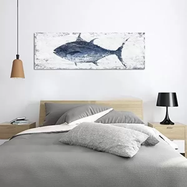imageYihui Arts Drift Bottle Canvas Wall Art  Rustic Coastal Painting for Farmhouse Living Room DecorTuna