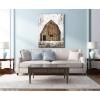 imageYihui Arts Farmhouse Rustic Wall Decor Canvas Wall Art Painting Pictures for Dinning RoomBrown Barn