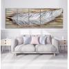 imageYihui Arts Peacock Metal Wall Art Teal and Silver Aluminum Artwork Modern Sculpture for Living Room Bedroom Bathroom DecorFeather