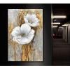 imageYihui Arts Wild Sunflower Wall Art Framed Painting Pictures With Gold Foil For Farmhouse Living Room DecorationLily Bouquet