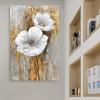 imageYihui Arts Wild Sunflower Wall Art Framed Painting Pictures With Gold Foil For Farmhouse Living Room DecorationLily Bouquet
