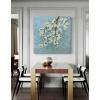imageYihui Arts Wild Sunflower Wall Art Framed Painting Pictures With Gold Foil For Farmhouse Living Room DecorationPlum Blossom