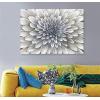 imageYihui Arts Wild Sunflower Wall Art Framed Painting Pictures With Gold Foil For Farmhouse Living Room DecorationWhite Flower