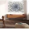 imageYihui Arts Wild Sunflower Wall Art Framed Painting Pictures With Gold Foil For Farmhouse Living Room DecorationWhite Flower