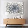 imageYihui Arts Wild Sunflower Wall Art Framed Painting Pictures With Gold Foil For Farmhouse Living Room DecorationWhite Flower
