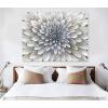 imageYihui Arts Wild Sunflower Wall Art Framed Painting Pictures With Gold Foil For Farmhouse Living Room DecorationWhite Flower