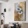 imageYihui Arts Wild Sunflower Wall Art Framed Painting Pictures With Gold Foil For Farmhouse Living Room DecorationWild Sunflower