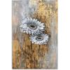 imageYihui Arts Wild Sunflower Wall Art Framed Painting Pictures With Gold Foil For Farmhouse Living Room DecorationWild Sunflower
