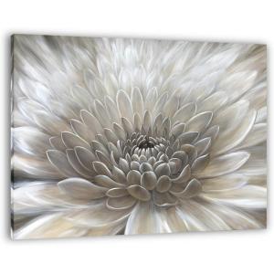 imageYihui Arts Wild Sunflower Wall Art Framed Painting Pictures With Gold Foil For Farmhouse Living Room DecorationWhite Flower 1
