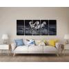 imageYihui Arts Abstract Metal Wall Arts Hand Crafted Aluminum Artwork Large Modern Wall Accent for Living Room Bedroom Kitchen DecorAbstract Horse