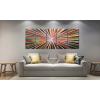 imageYihui Arts Abstract Metal Wall Arts Hand Crafted Aluminum Artwork Large Modern Wall Accent for Living Room Bedroom Kitchen DecorAbstract Lines