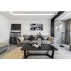 imageYihui Arts Abstract Metal Wall Arts Hand Crafted Aluminum Artwork Large Modern Wall Accent for Living Room Bedroom Kitchen DecorBlack White
