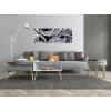 imageYihui Arts Abstract Metal Wall Arts Hand Crafted Aluminum Artwork Large Modern Wall Accent for Living Room Bedroom Kitchen DecorBlack White