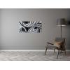 imageYihui Arts Abstract Metal Wall Arts Hand Crafted Aluminum Artwork Large Modern Wall Accent for Living Room Bedroom Kitchen DecorBlack White