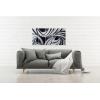 imageYihui Arts Abstract Metal Wall Arts Hand Crafted Aluminum Artwork Large Modern Wall Accent for Living Room Bedroom Kitchen DecorBlack White