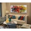 imageYihui Arts Abstract Metal Wall Arts Hand Crafted Aluminum Artwork Large Modern Wall Accent for Living Room Bedroom Kitchen DecorColor Abstract