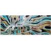 imageYihui Arts Abstract Metal Wall Arts Hand Crafted Aluminum Artwork Large Modern Wall Accent for Living Room Bedroom Kitchen DecorColorful Abstract