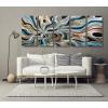 imageYihui Arts Abstract Metal Wall Arts Hand Crafted Aluminum Artwork Large Modern Wall Accent for Living Room Bedroom Kitchen DecorColorful Abstract