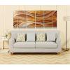 imageYihui Arts Abstract Metal Wall Arts Hand Crafted Aluminum Artwork Large Modern Wall Accent for Living Room Bedroom Kitchen DecorY024
