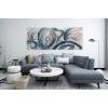 imageYihui Arts Abstract Metal Wall Arts Hand Crafted Aluminum Artwork Large Modern Wall Accent for Living Room Bedroom Kitchen DecorY411