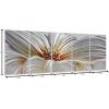 imageYihui Arts Large HandCrafted 3D Aluminum Metal Wall Art  Abstract Sun Artwork with Soft Color for Living Room Bedroom Over Bed DecorYMX494