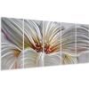 imageYihui Arts Large HandCrafted 3D Aluminum Metal Wall Art  Abstract Sun Artwork with Soft Color for Living Room Bedroom Over Bed DecorYMX494