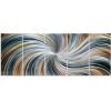 imageYihui Arts Large HandCrafted 3D Aluminum Metal Wall Art  Abstract Sun Artwork with Soft Color for Living Room Bedroom Over Bed DecorYMX496