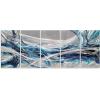 imageYihui Arts Large HandCrafted 3D Aluminum Metal Wall Art  Abstract Sun Artwork with Soft Color for Living Room Bedroom Over Bed DecorYMX497