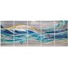 imageYihui Arts Large HandCrafted 3D Aluminum Metal Wall Art  Abstract Sun Artwork with Soft Color for Living Room Bedroom Over Bed DecorYMX498
