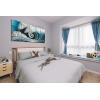 imageYihui Arts Metal Wall Art  Silver Sea Waves 3D Sculpture 5 Piece Hand Crafted Aluminum Coastal Artwork for Large Abstract Living Room Bedroom Bathroom Decor  BlueWaves