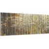 imageYihui Arts Tree Metal Wall Art For Living Room Black Grey Silver Color Pictuers For DecorGold Tree