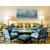 imageYihui Arts Tree Metal Wall Art For Living Room Black Grey Silver Color Pictuers For DecorTeal Tree