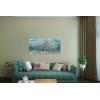 imageYihui Arts Tree Metal Wall Art For Living Room Black Grey Silver Color Pictuers For DecorTeal Tree