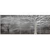 imageYihui Arts Tree Metal Wall Art For Living Room Black Grey Silver Color Pictuers For DecorTree