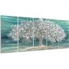 imageYihui Arts Tree Metal Wall Art For Living Room Black Grey Silver Color Pictuers For DecorTree Of Life