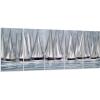 imageYihui Arts Large HandCrafted 3D Aluminum Metal Wall Art  Abstract Sun Artwork with Soft Color for Living Room Bedroom Over Bed DecorYMX491