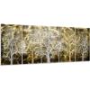imageYihui Arts Large HandCrafted 3D Aluminum Metal Wall Art  Abstract Sun Artwork with Soft Color for Living Room Bedroom Over Bed DecorYMX492