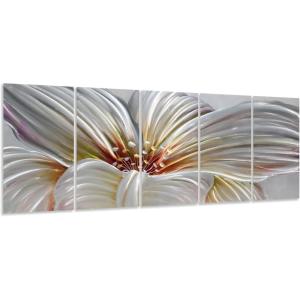 imageYihui Arts Large HandCrafted 3D Aluminum Metal Wall Art  Abstract Sun Artwork with Soft Color for Living Room Bedroom Over Bed DecorYMX494