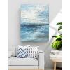 imageYihui Arts Canvas Wall Art Black White And Gold Foil Abstract Oil Painting Pictures Canvas For Home DecorationBlue 2