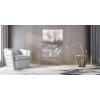 imageYihui Arts Canvas Wall Art Black White And Gold Foil Abstract Oil Painting Pictures Canvas For Home DecorationGrey 3