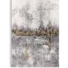 imageYihui Arts Canvas Wall Art Black White And Gold Foil Abstract Oil Painting Pictures Canvas For Home DecorationGrey 3