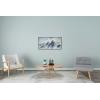 imageYihui Arts Contemporary Abstract Living Room Wall Art Hand Painted Modern Teal Color Canvas Painting Pictures for Bedroom Bathroom DecorBlue Art