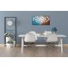 imageYihui Arts 3D White Flower Canvas Wall Art Hand Painted Grey Paintings Vertical Artwork for Living Room Bedroom Hallway DecorationBrown Flower