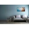 imageYihui Arts 3D White Flower Canvas Wall Art Hand Painted Grey Paintings Vertical Artwork for Living Room Bedroom Hallway DecorationBrown Flower