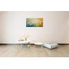 imageYihui Arts 3D White Flower Canvas Wall Art Hand Painted Grey Paintings Vertical Artwork for Living Room Bedroom Hallway DecorationColorful Flower