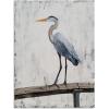 imageYihui Arts Bird Canvas Wall Art  Heron Painting with Gold Foil for Farmhouse Living Room DecorHeron