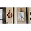 imageYihui Arts Bird Canvas Wall Art  Heron Painting with Gold Foil for Farmhouse Living Room DecorHeron with Gold