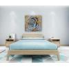 imageYihui Arts Canvas Wall Art Daisy White Bloosom Flowers Artwork Painting Prints Modern Floral Picture Framed for Bedroom Kitchen Dinning Room Office Home DecorGrey Rose